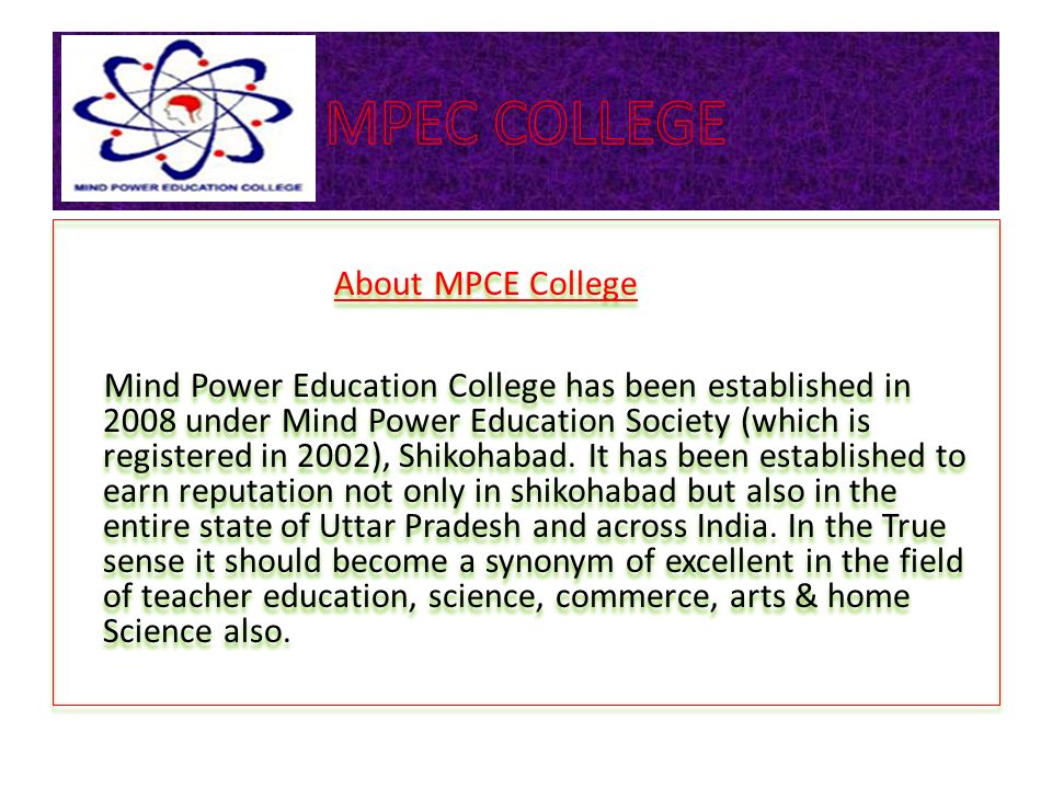MIND POWER EDUCATION COLLEGE