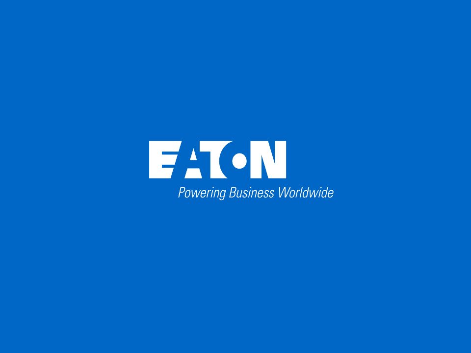© 2013 Eaton Corporation. All rights reserved.