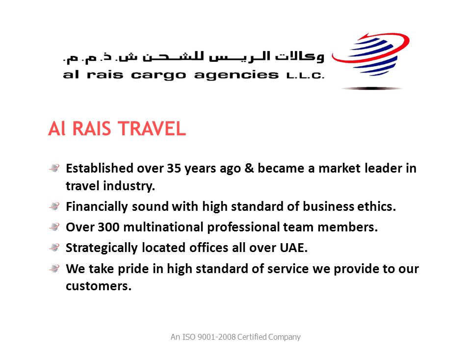 Established over 35 years ago & became a market leader in travel industry.