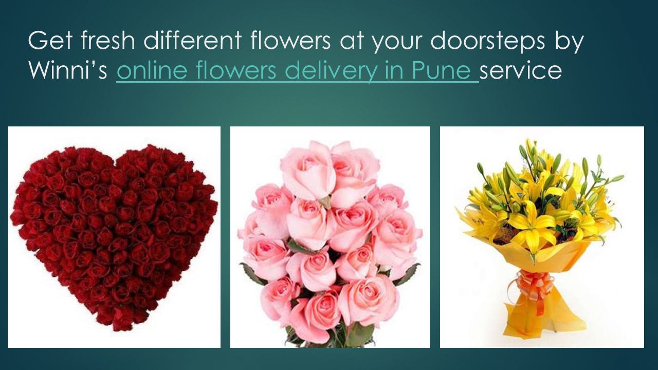 Get fresh different flowers at your doorsteps by Winni’s online flowers delivery in Pune serviceonline flowers delivery in Pune