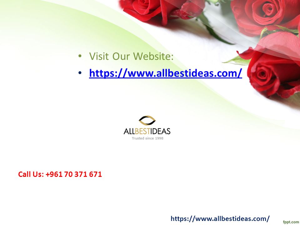 Visit Our Website:   Call Us: