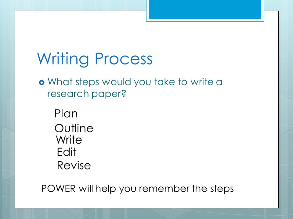 steps to plan a research paper The purpose of this document is to explain how to write the research design paper, which is one of the step three: outline the research your plan to do so a. steps to plan a research paper The purpose of this document is to explain how to write the research design paper, which is one of the step three: outline the research your plan to do so a.