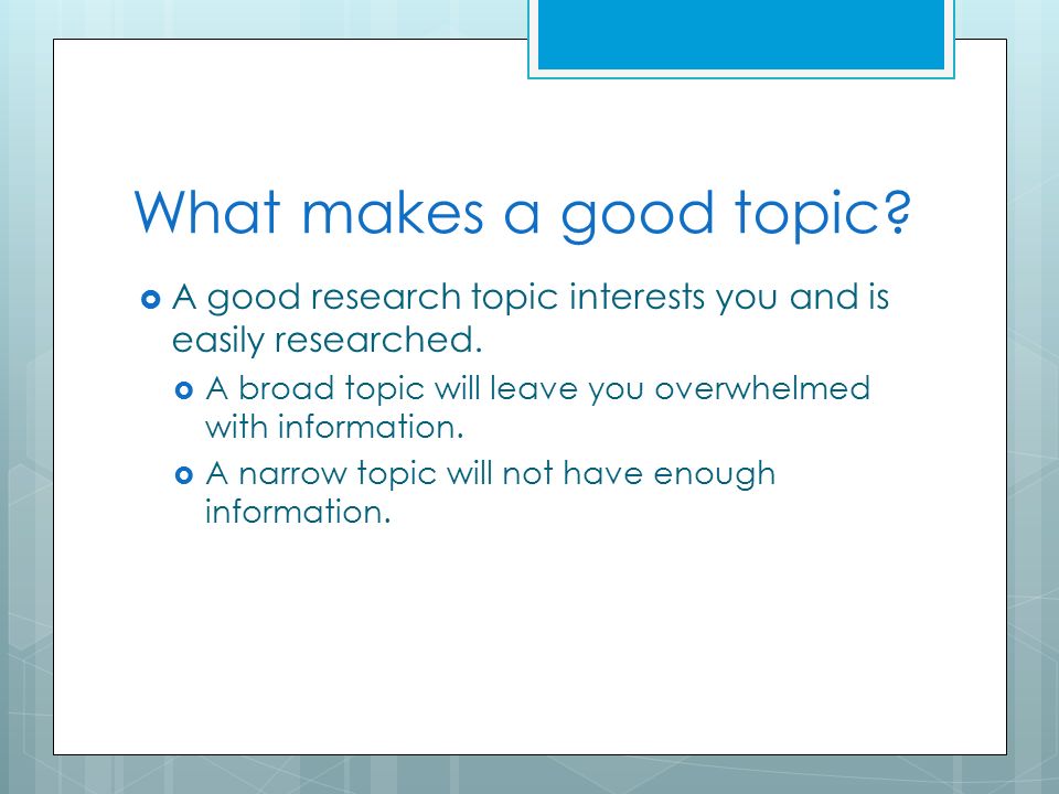 topic for a research paper topic for a research paper