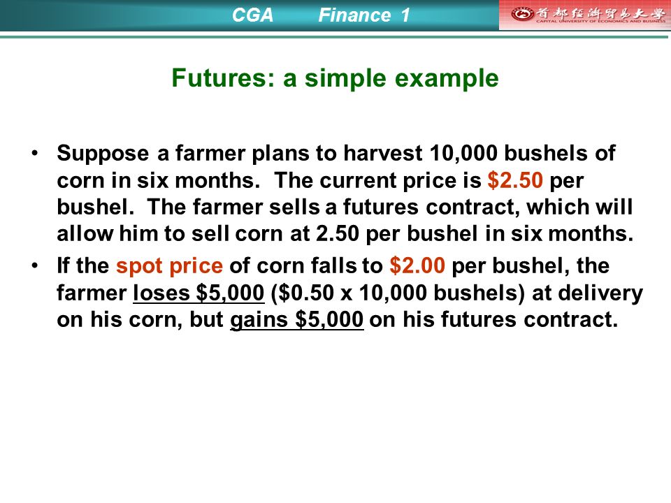 What is the current price of corn per bushel?