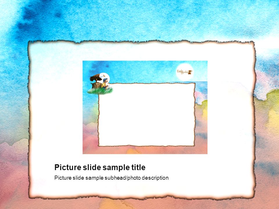 Picture slide sample title Picture slide sample subhead/photo description