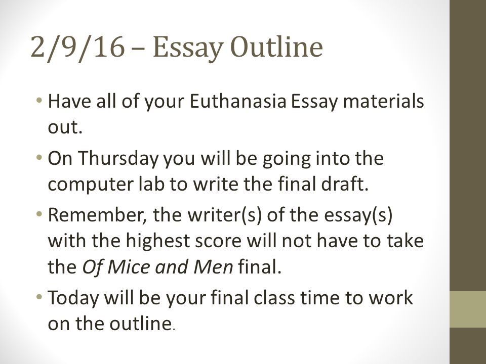 euthanasia mercy killing essay Essays from bookrags provide great ideas for euthanasia essays and paper the issue of mercy killing or euthanasia has been debated all over the world for many. euthanasia mercy killing essay Essays from bookrags provide great ideas for euthanasia essays and paper the issue of mercy killing or euthanasia has been debated all over the world for many.