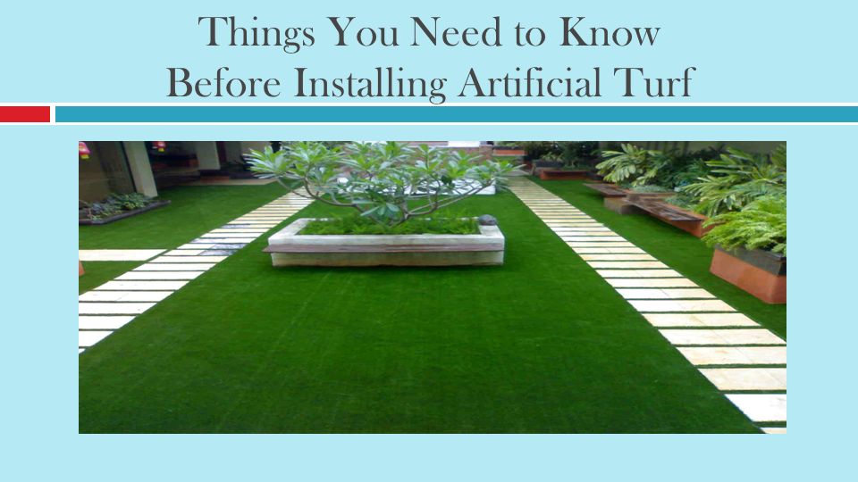 Things You Need to Know Before Installing Artificial Turf