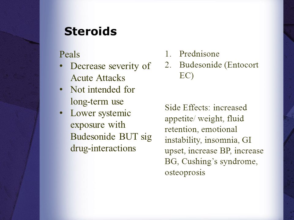 Entocort ec drug interactions