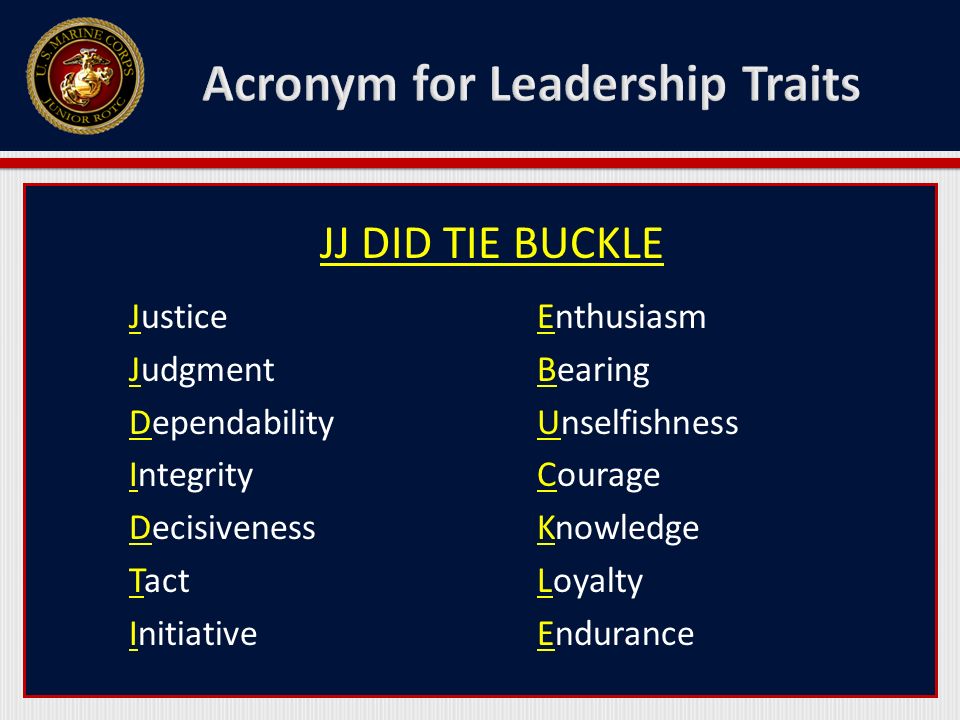 usmc leadership traits under fontanacountryinn com usmc leadership traits