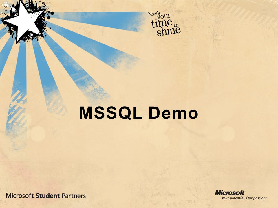 MSSQL Demo