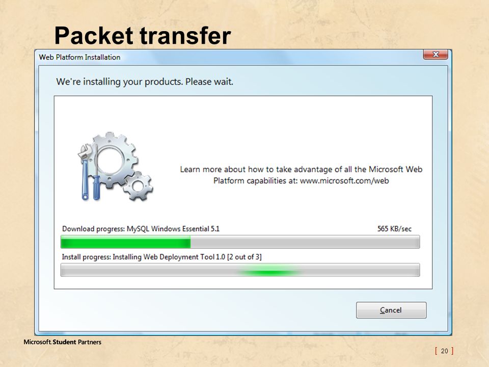 [ 20 ] Packet transfer