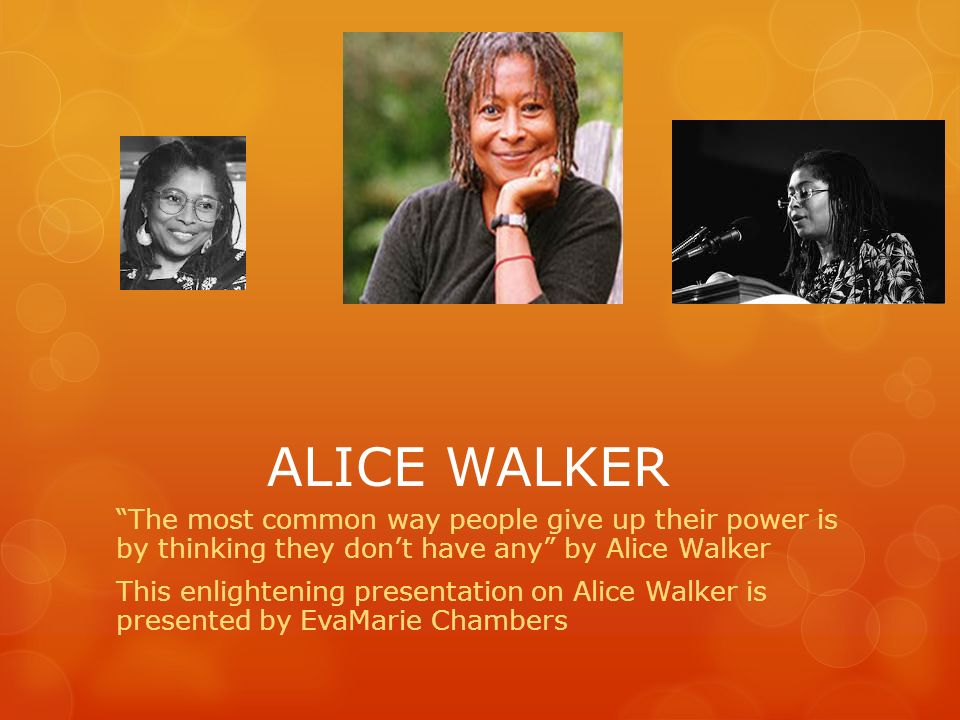 an analysis of the writing styles of alice walker an analysis of the writing styles of alice walker
