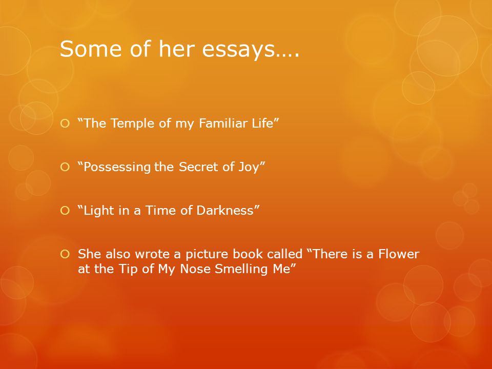 About My Life Essay