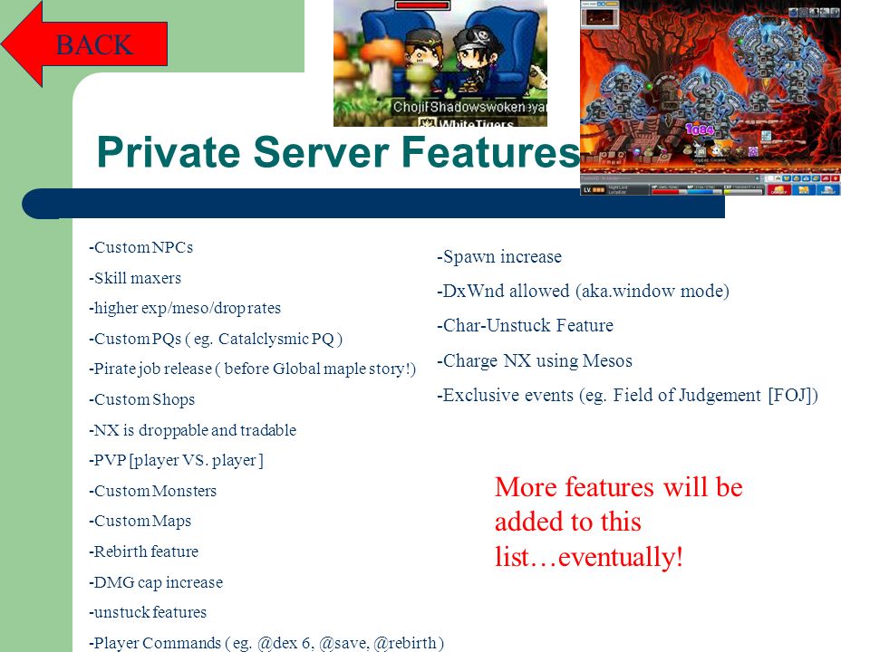 Private Maplestory Server S