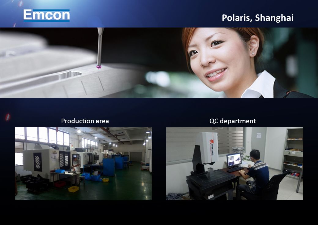 Production areaQC department Polaris, Shanghai