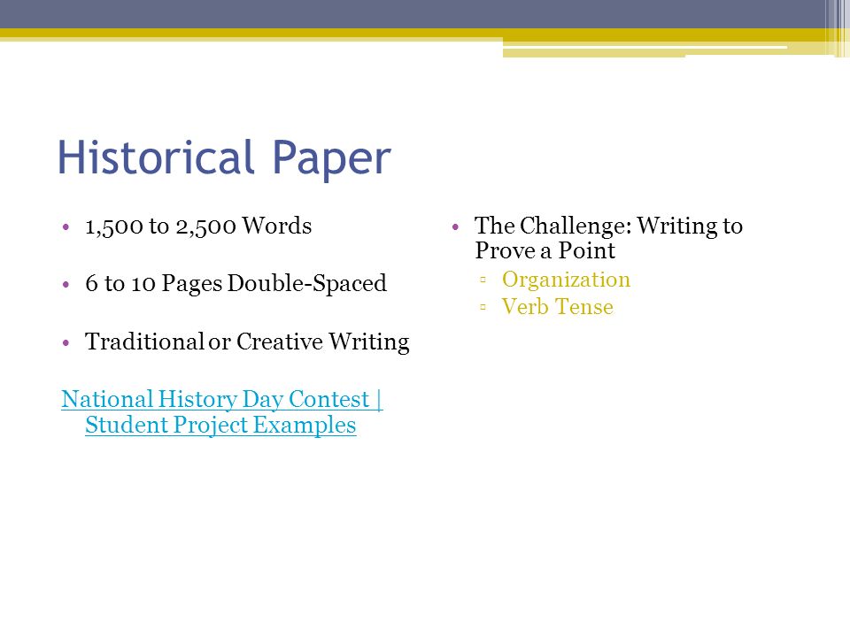 10 pages double spaced