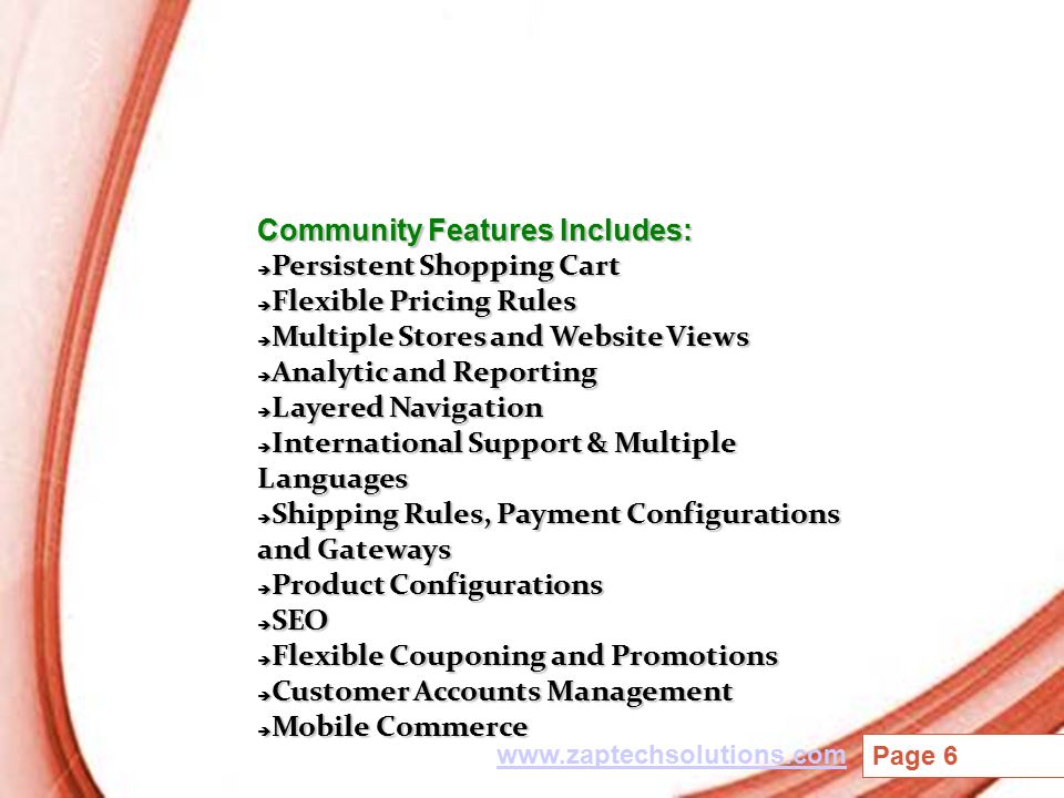 Powerpoint Templates Page 5 Magento Community Edition: Think why it is called community edition.