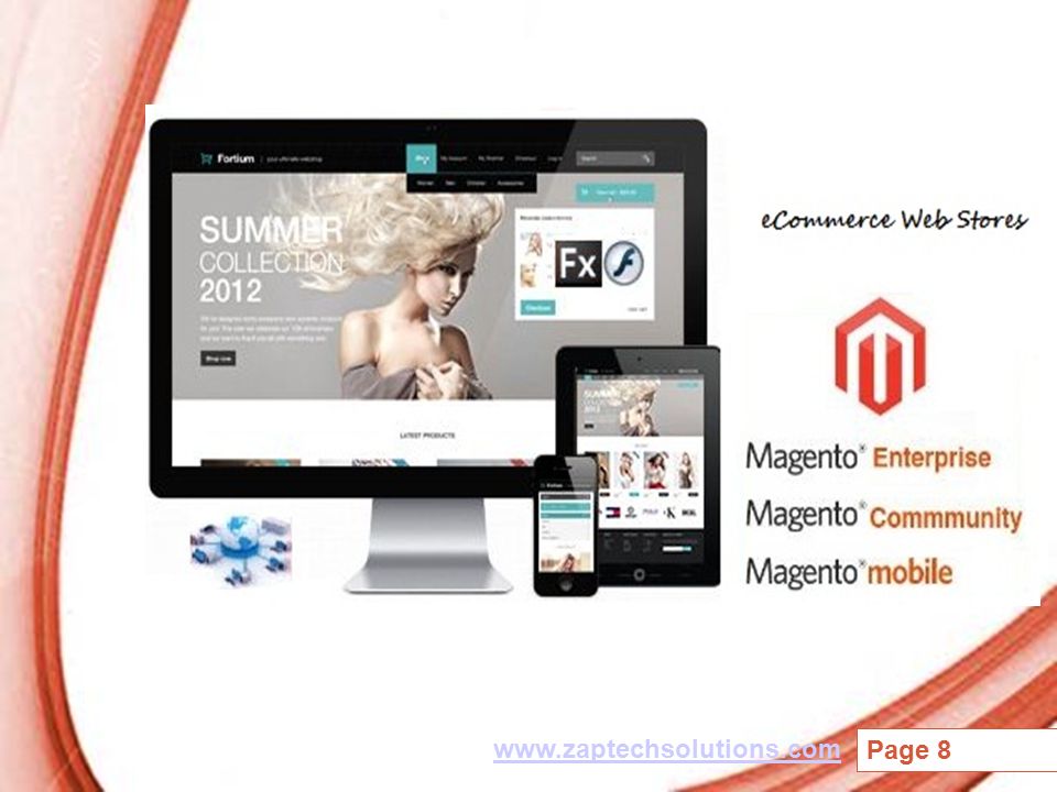Powerpoint Templates Page 7 Magento Enterprise Edition: Magento enterprise provide the same as base of community edition although Magento Enterprise can not be downloaded free.