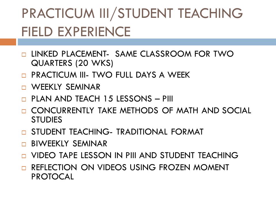 Reflection On Teaching Through Video Ysis Undergraduate 8 Practi Iii Student Teaching