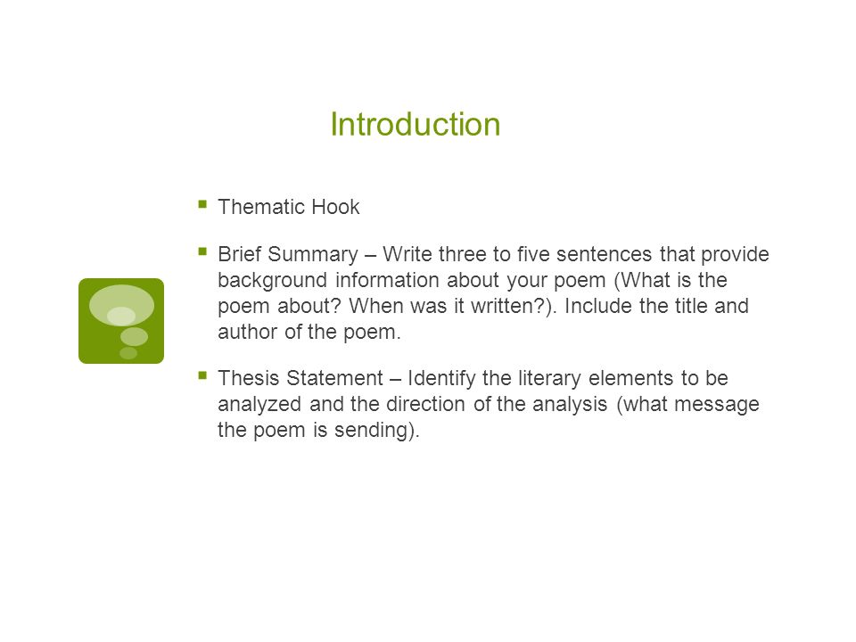 introduction poem essay introduction poem essay