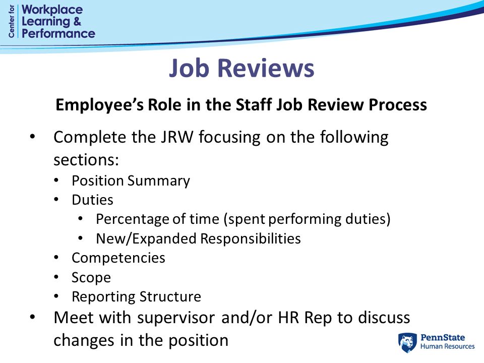 job reviews from employees