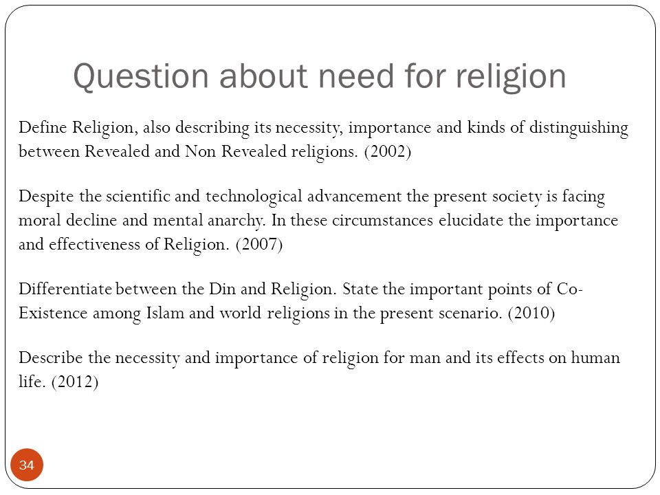 importance and role of religion importance and role of religion
