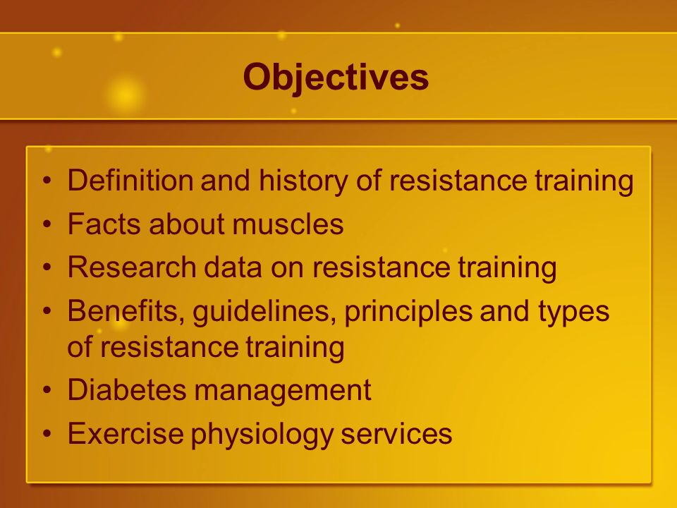 resistance training definition