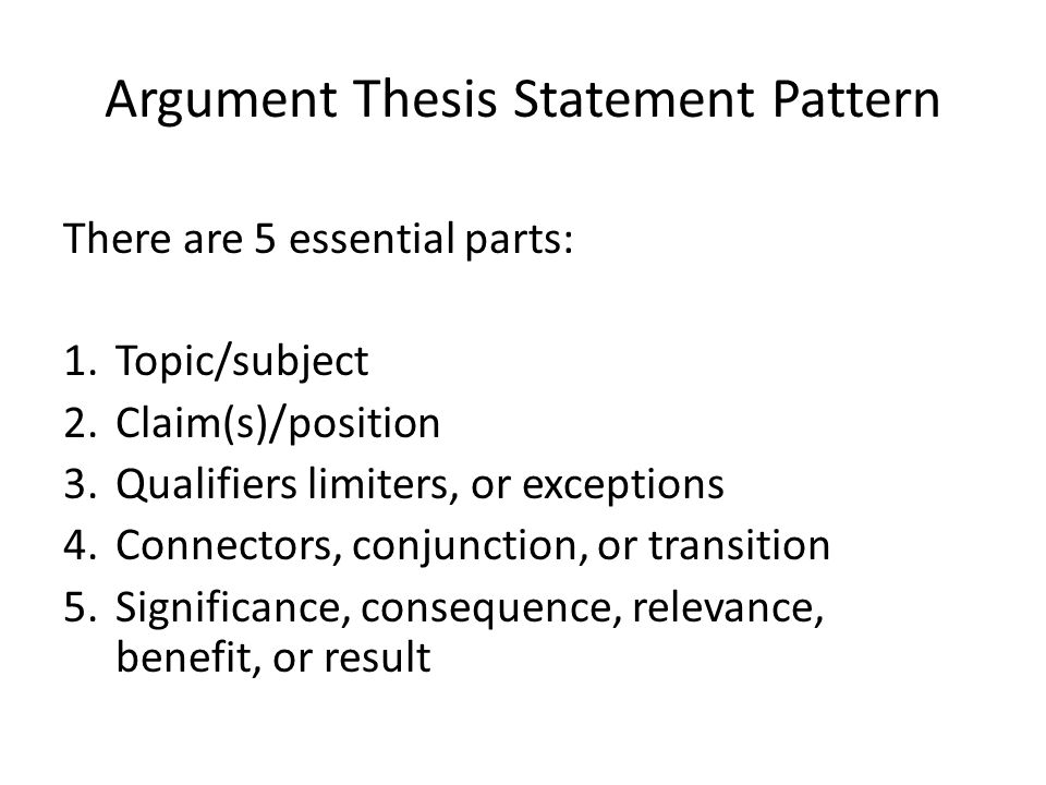 argument essay thesis statements In this lesson you will draft a thesis statement for your argumentative essay by combining your claim and supporting reasons. argument essay thesis statements In this lesson you will draft a thesis statement for your argumentative essay by combining your claim and supporting reasons.