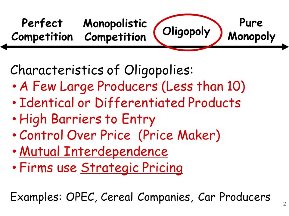 oligopoly versus monopoly competition These include perfect competition, pure monopoly oligopoly oligopoly is an industry infrastructure that is dominated by a limited number of firms that function. oligopoly versus monopoly competition These include perfect competition, pure monopoly oligopoly oligopoly is an industry infrastructure that is dominated by a limited number of firms that function.