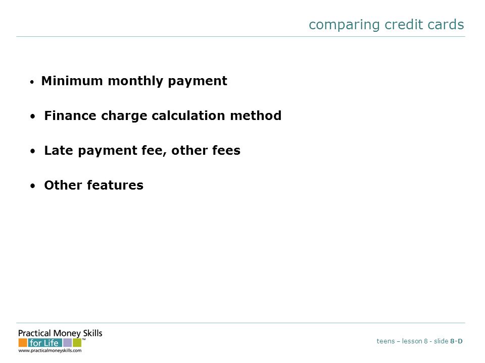 payment calculator for credit card