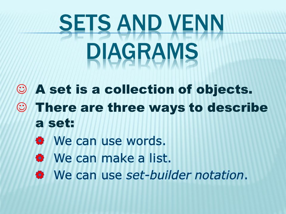 venn diagram introduction