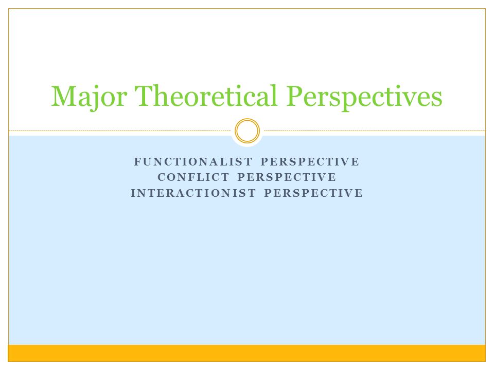 interactionist perspective