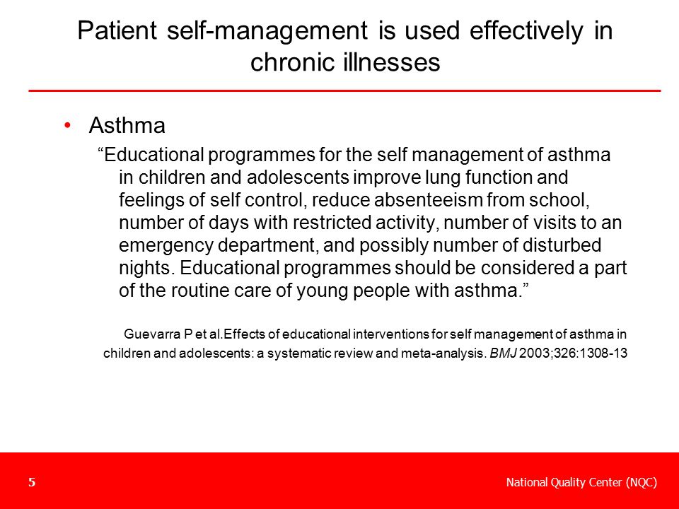 patient self management patient self management