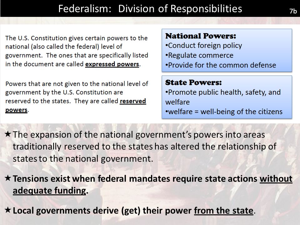 expansion of government power expansion of government power