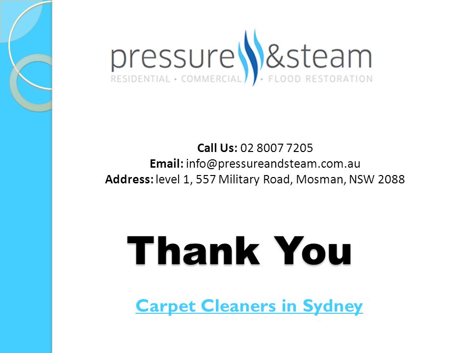 Thank You Carpet Cleaners in Sydney Call Us: Address: level 1, 557 Military Road, Mosman, NSW 2088