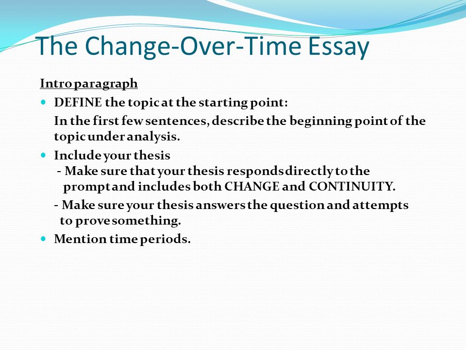 change and continuity essay change and continuity essay