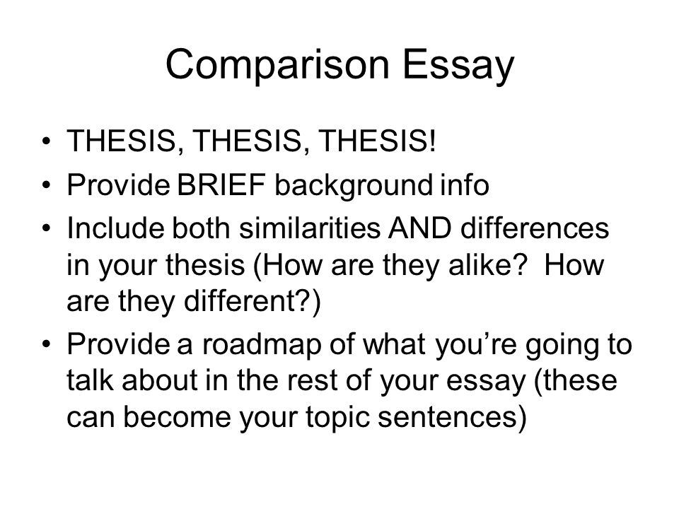 good comparison essay thesis good comparison essay thesis