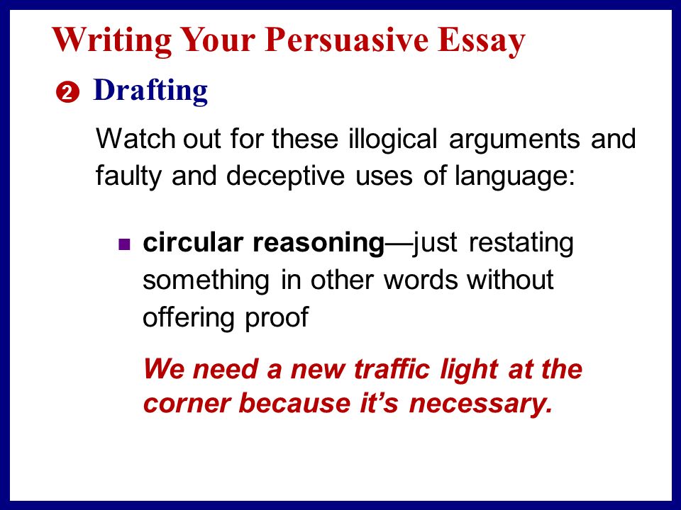 Already Written Persuasive Essays
