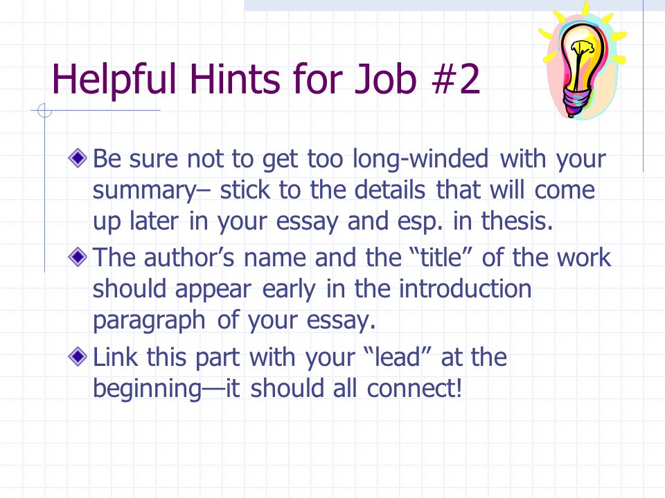 Intros To Essays