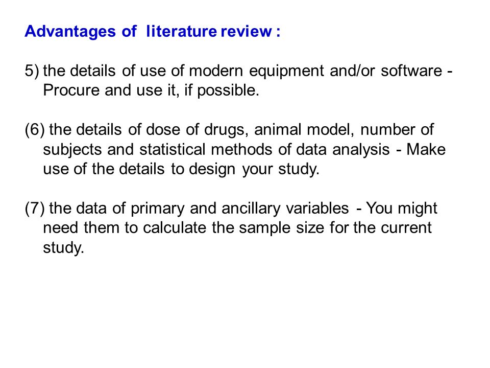 Software literature review