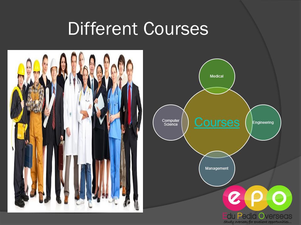 Different Courses Courses MedicalEngineeringManagement Computer Science
