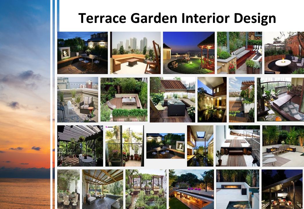 Terrace Garden Interior Design