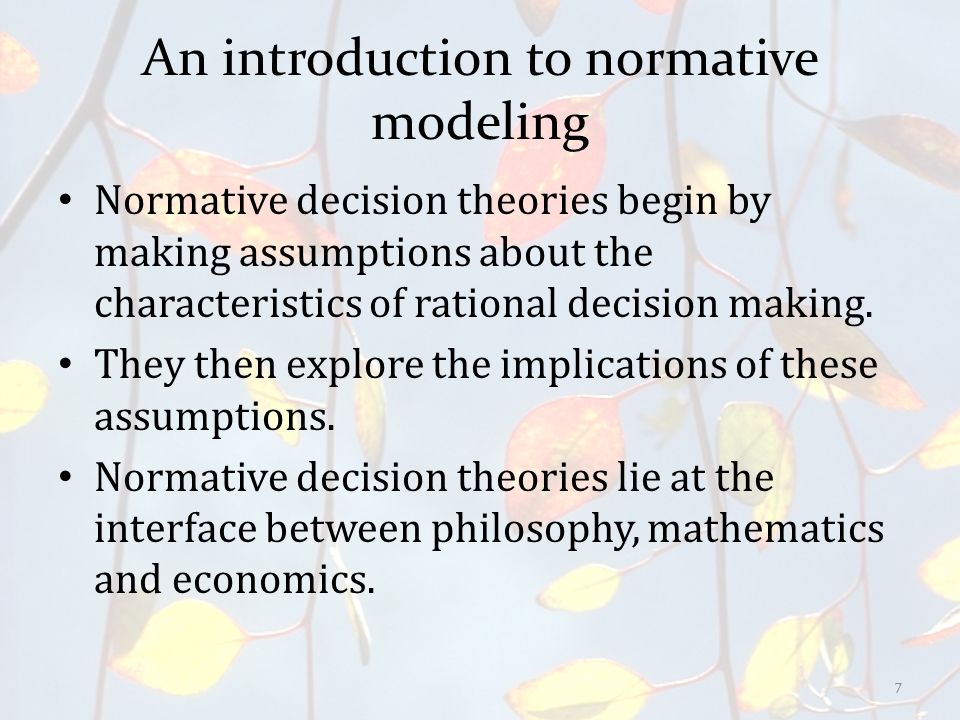 descriptive versus prescriptive theory descriptive versus prescriptive theory