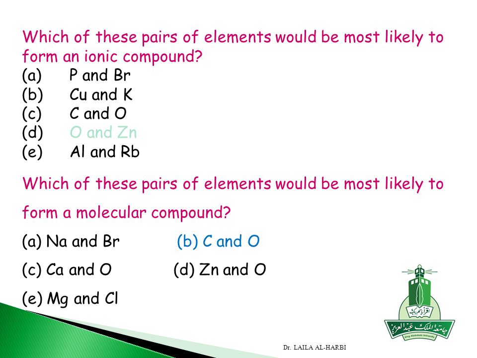 2 3 atomic number mass number and isotopes 2 4 the periodic which of the following are likely to form an ionic bond