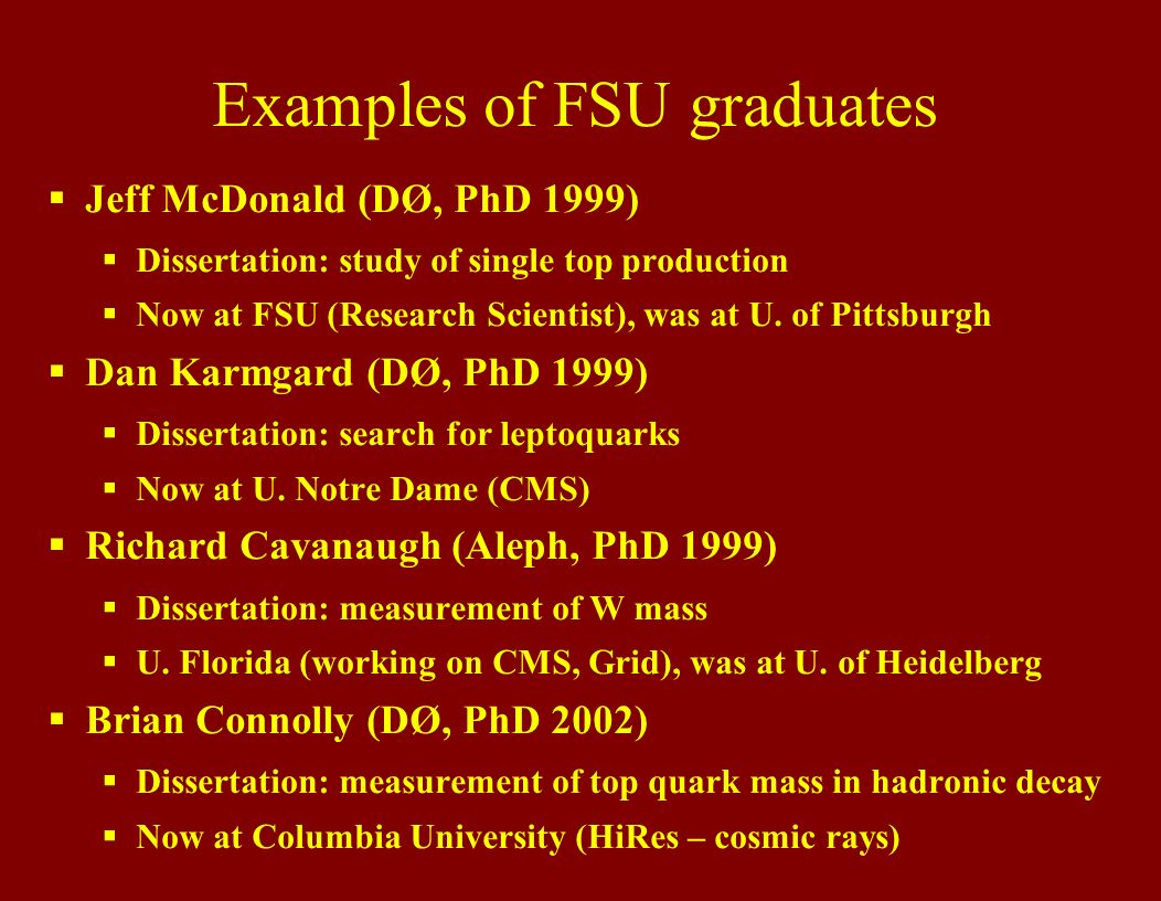 fsu essay examples