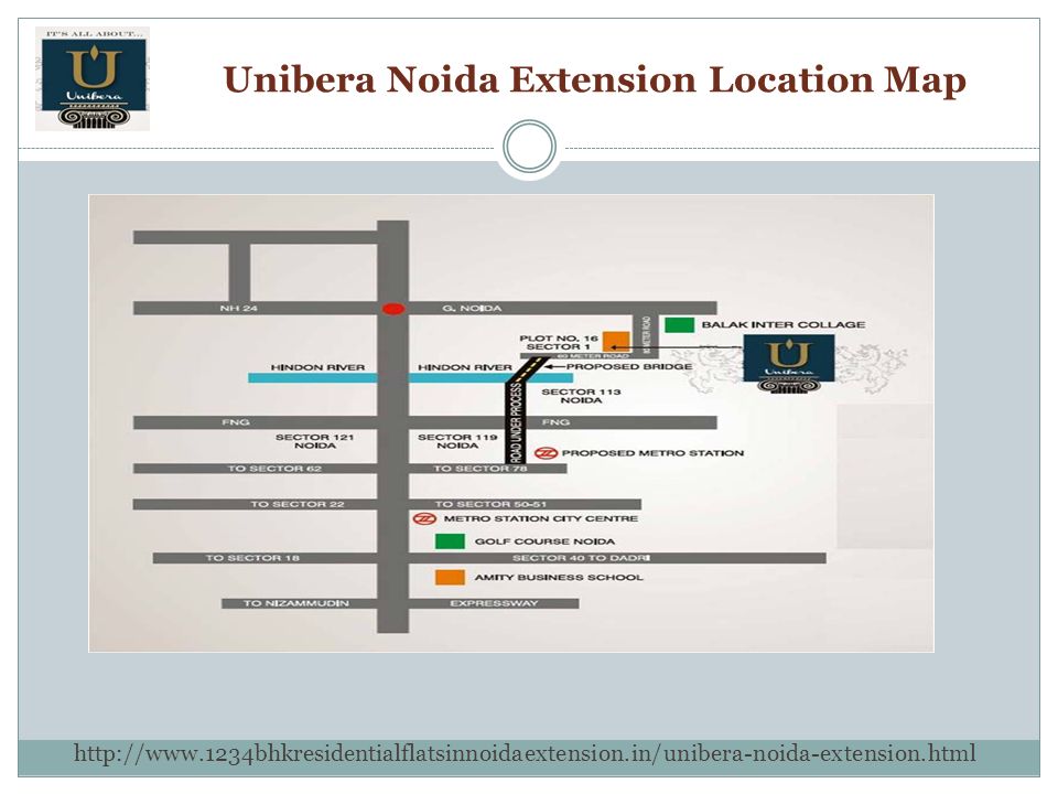 Unibera Noida Extension Location Map