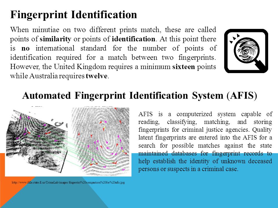 an introduction to the automatic fingerprint identification system afis Find great deals on ebay for afis automated fingerprint identification system shop with confidence. an introduction to the automatic fingerprint identification system afis Find great deals on ebay for afis automated fingerprint identification system shop with confidence.