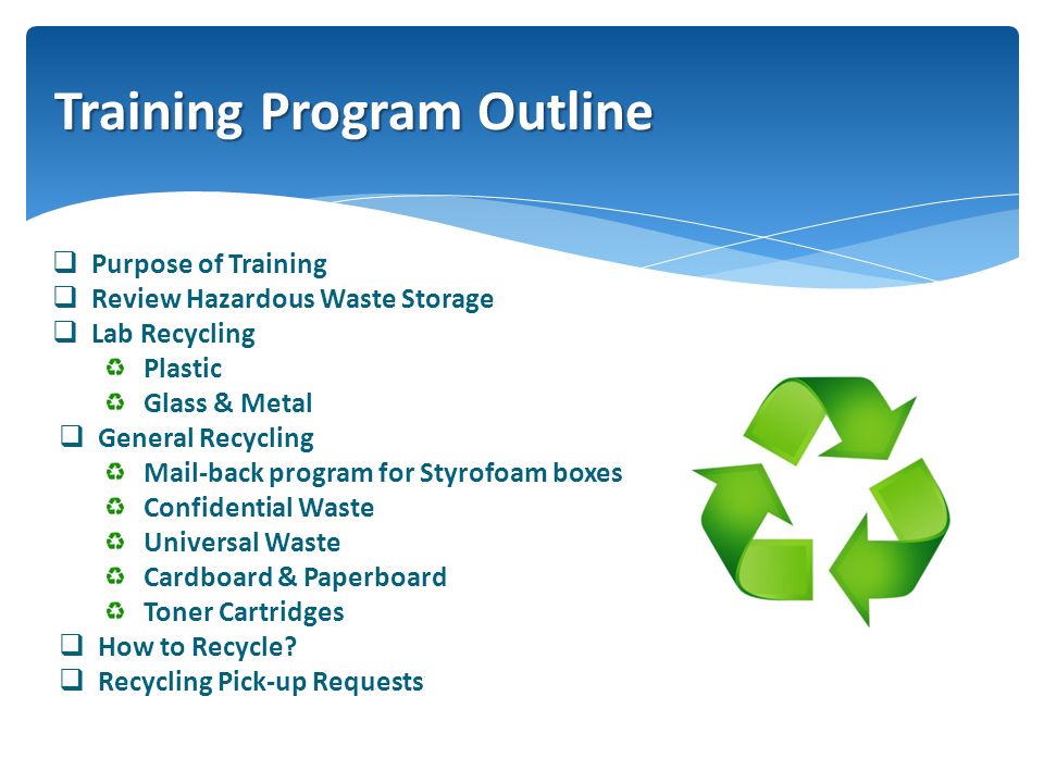 recycling training programme warp it user south carolina