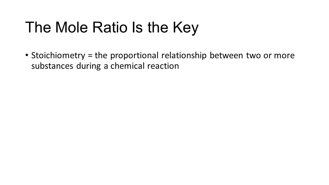 mole ratio of chemical reactions mole ratio of chemical reactions