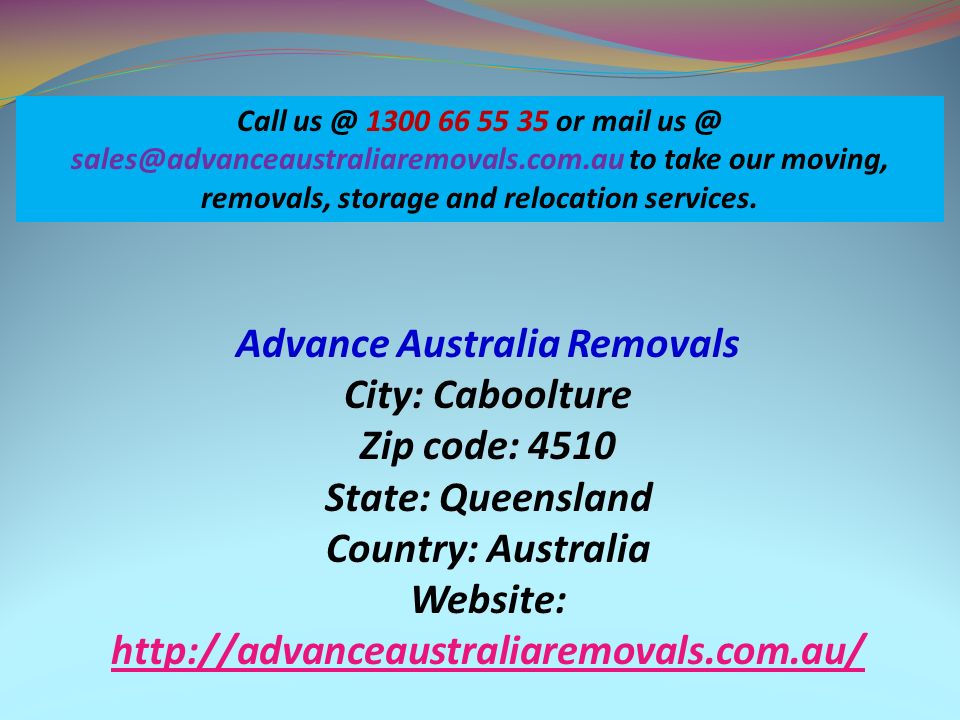 Call or mail to take our moving, removals, storage and relocation services.